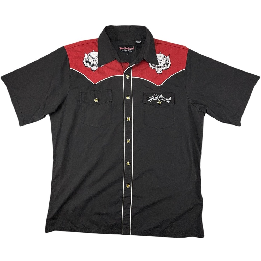 Motorhead- Rare Dragonfly 2003 graphic‎ Button down-XL- Excellent condition!!!